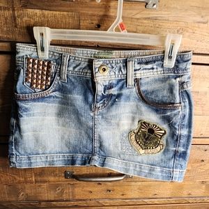Guess mini skirt denim size 26